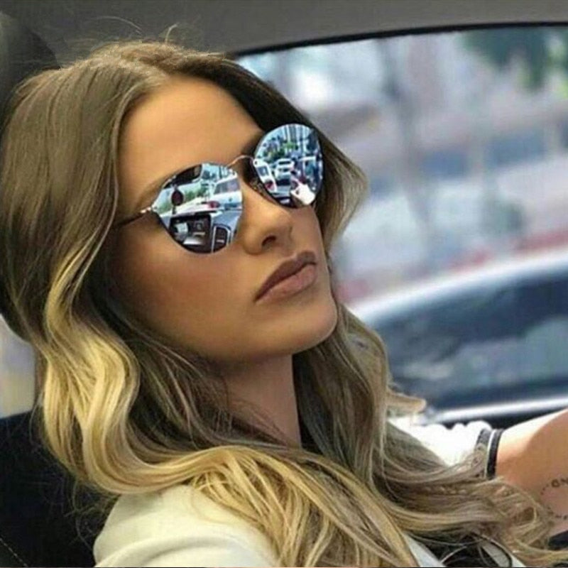 Luxury CatEye Round Sunglasses